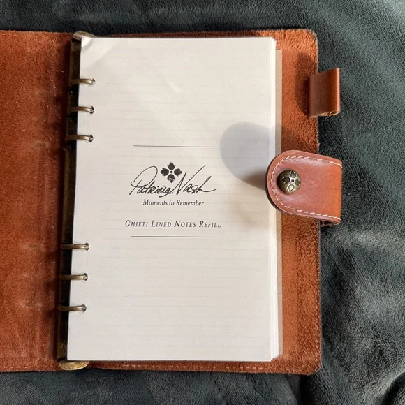 EUC, Patricia Nash Full Grain Leather Chieti Agenda/Planner - Picture 7 of 11